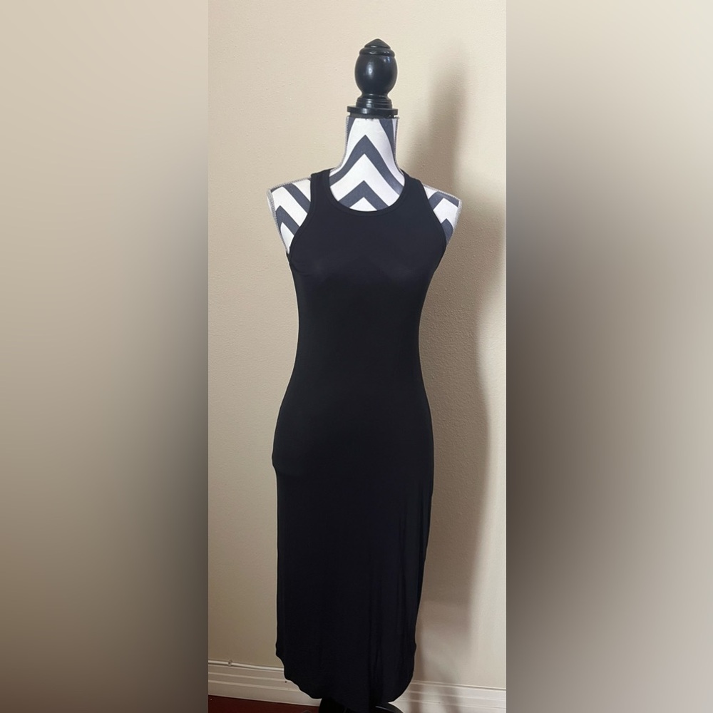 Splendid Ribbed Tank Midi Dress (Lot of 2) NWOT Size XL Color- Black